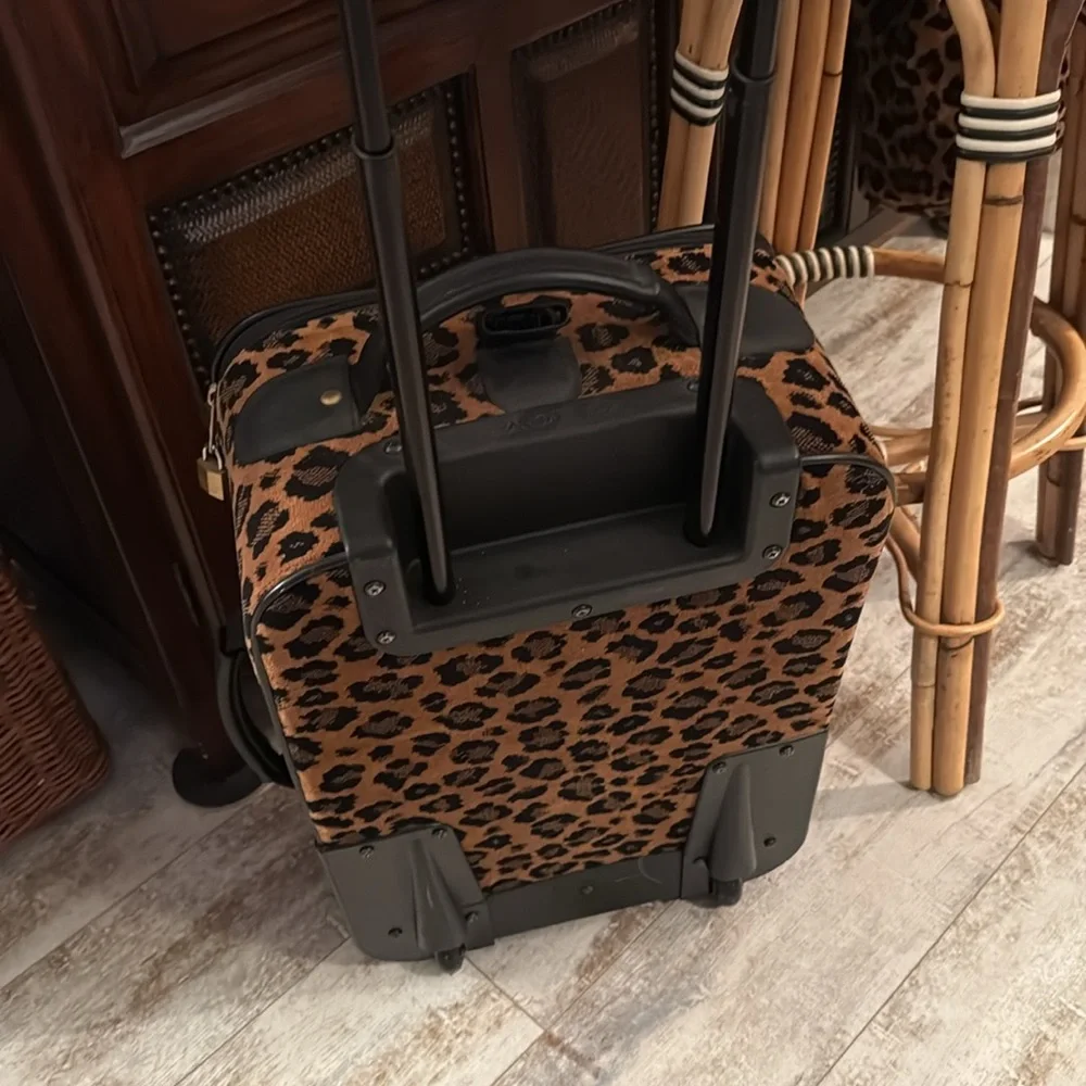 Leopard print luggage - Gevive by Boyt vintage - Picture 4 of 9
